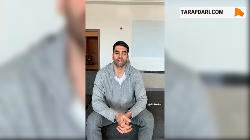 علی کریمی: درگذشت ملیکا محمدی کام همه مان را تلخ کرد / فیلم