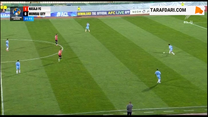 گل دوم نساجی به مومبای سیتی روی اشتباه بزرگ بازیکنان این تیم (نساجی 2-0 مومبای سیتی)