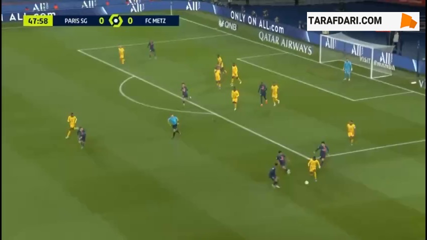 گل ویتینیا به متس (پاری سن ژرمن 1-0 متس)