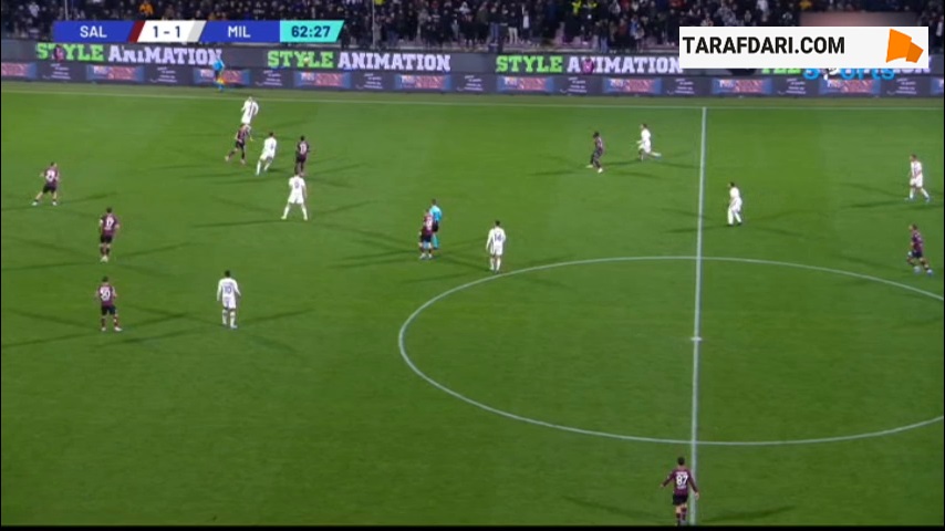 گل زیبای آنتونیو کاندروا به میلان (سالرنیتانا 2-1 میلان)