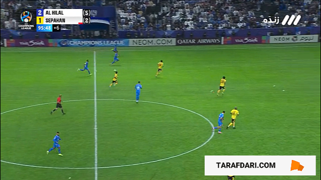 گل الکساندر میتروویچ به سپاهان (الهلال 3-1 سپاهان)