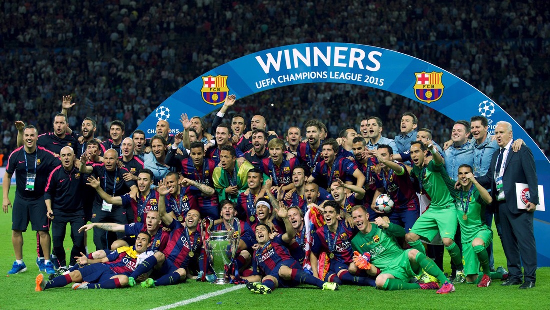 قهرمانی بارسلونا در لیگ قهرمانان اروپا 2015