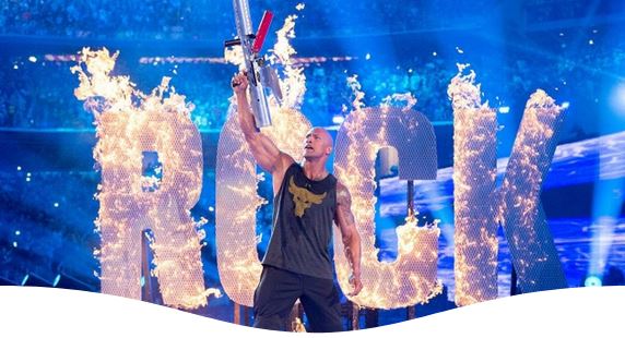 دواین جانسون، دارنده 10 عنوان قهرمانی WWE