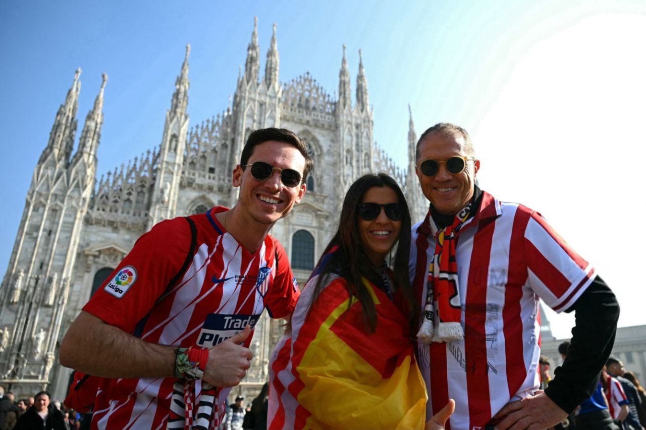 هواداران اتلتیکو مادرید در میلان 