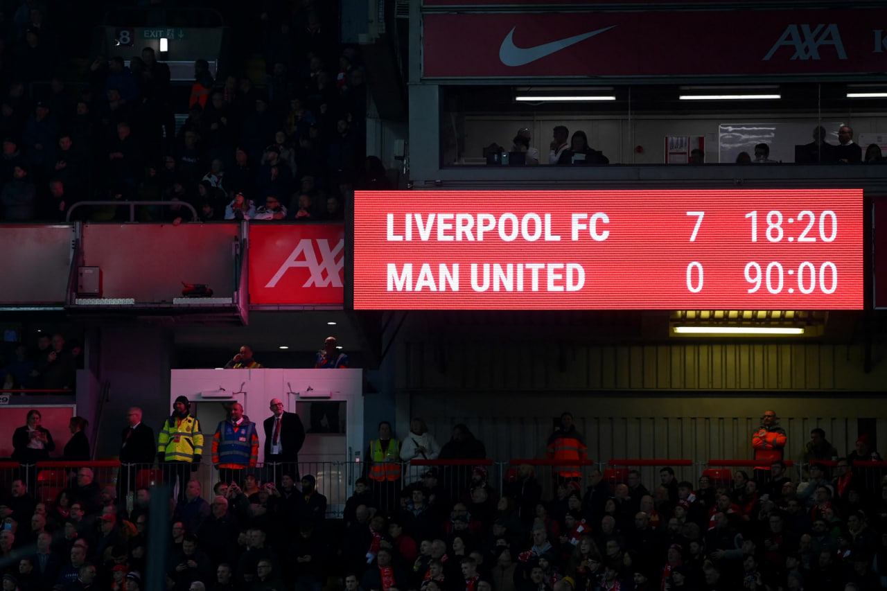 لیورپول 7-0 منچستریونایتد