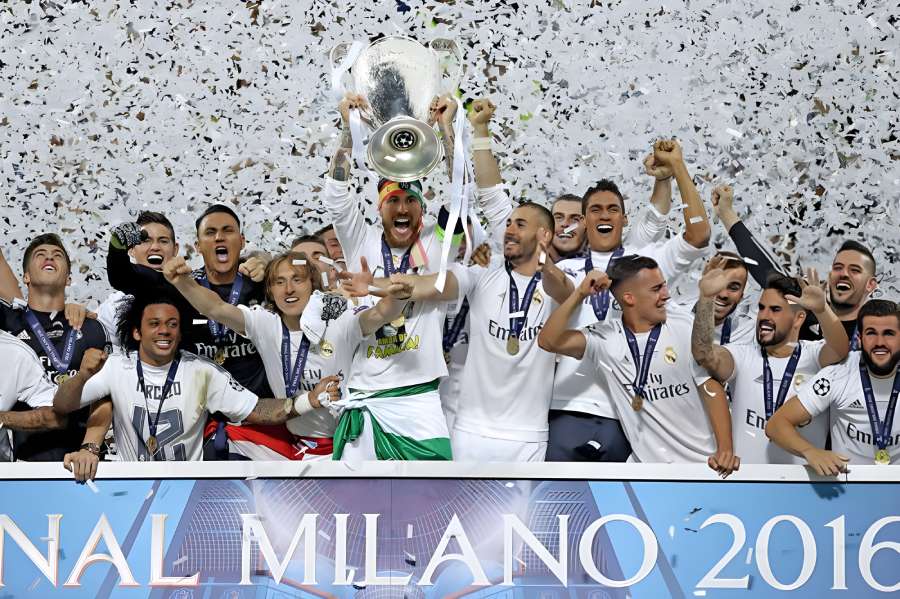 جشن یازدهمین قهرمانی لیگ قهرمانان اروپا